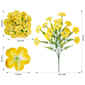 Florisso outdoor planter flowers add color with low maintenance