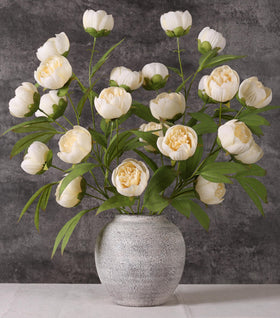 Florisso peony branch 27in for lush centerpieces