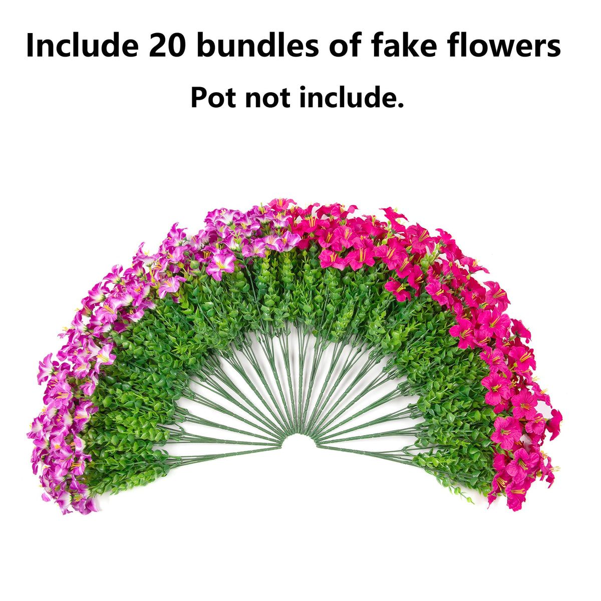 Florisso waterproof silk flowers resist rain for all-season yard decor.