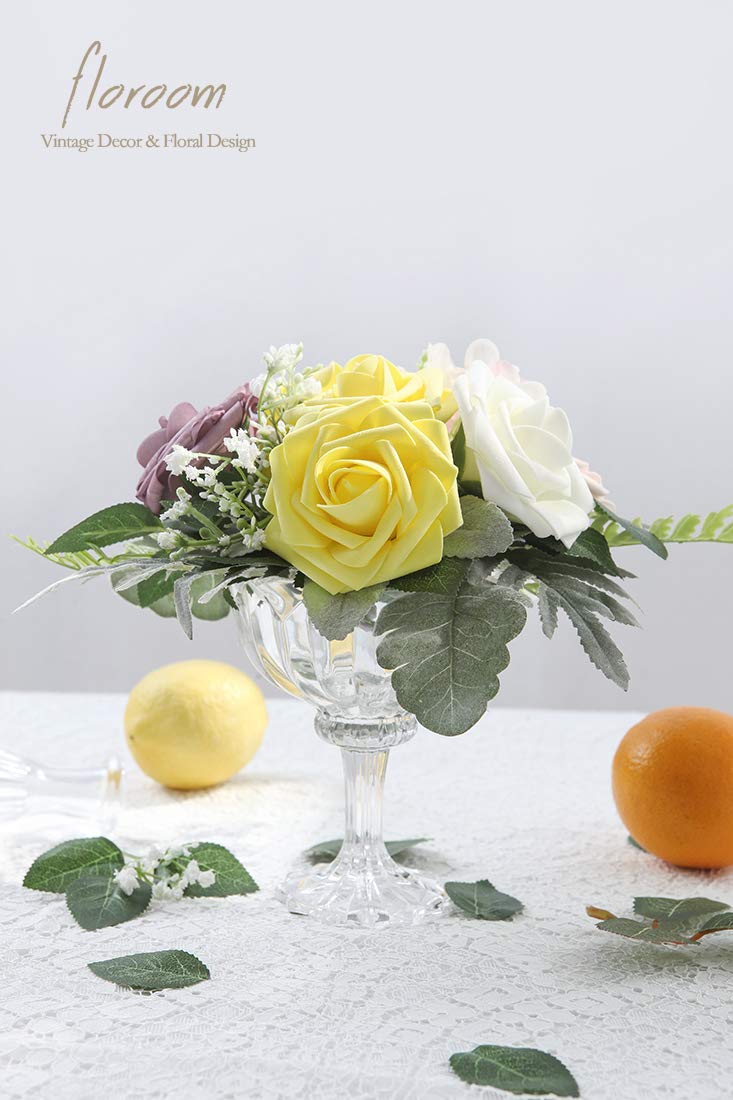 Floroom roses with flexible wired stems for easy bouquet shaping