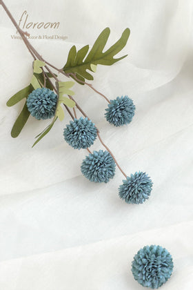 Floroom dusty blue mums vase fillers add soft color to tables and shelves