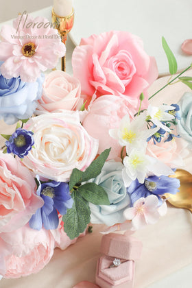 Floroom foam and silk flowers collection for long-lasting wedding decor.