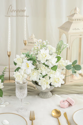 Floroom gardenia stems with flexible wire ideal for wraps