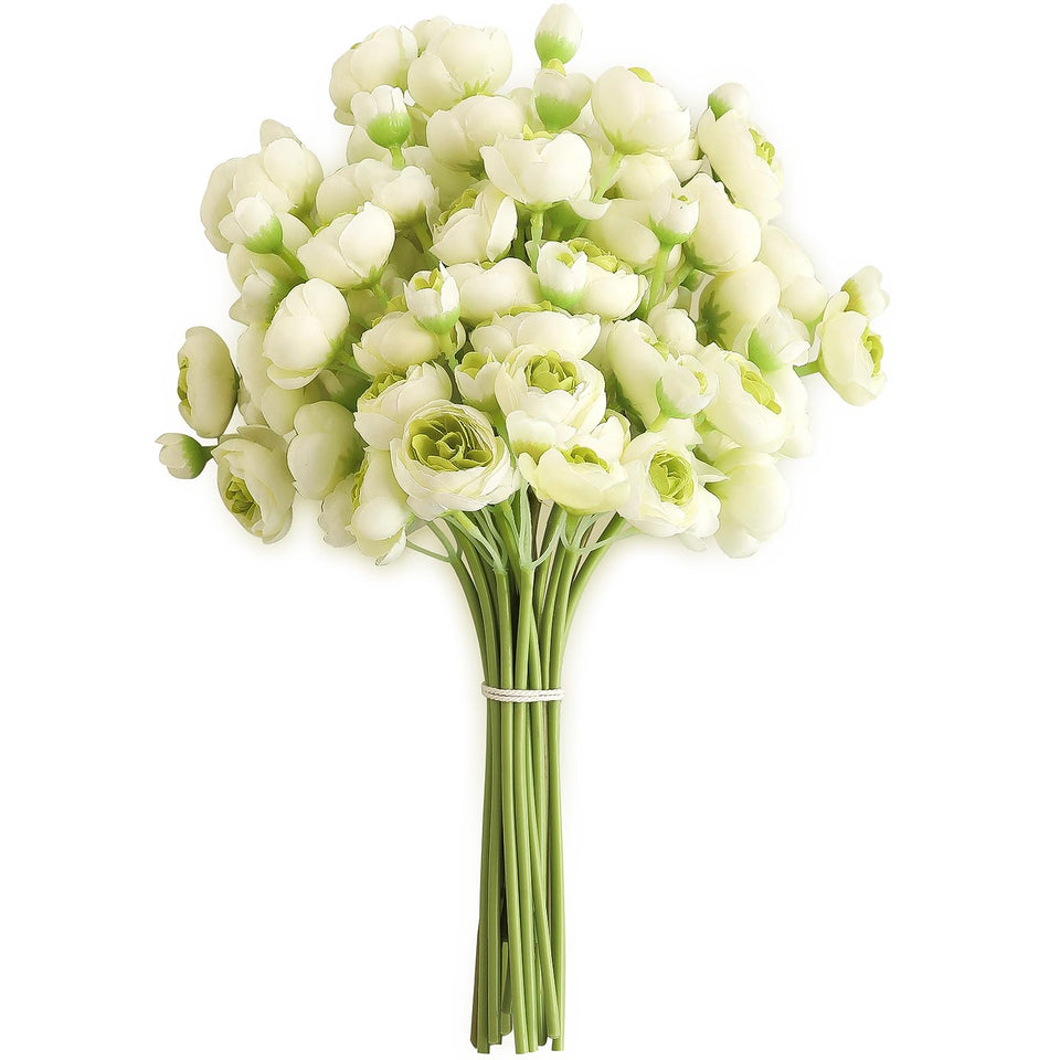 Floroom Ranunculus mini flowers on stems for DIY bouquets and centerpieces.