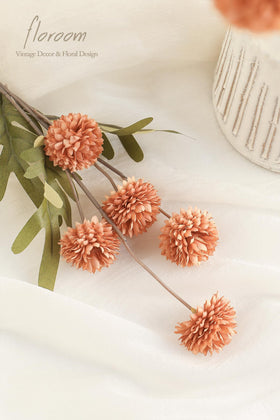 Floroom vase fillers add warmth with realistic mini mums for cozy home decor