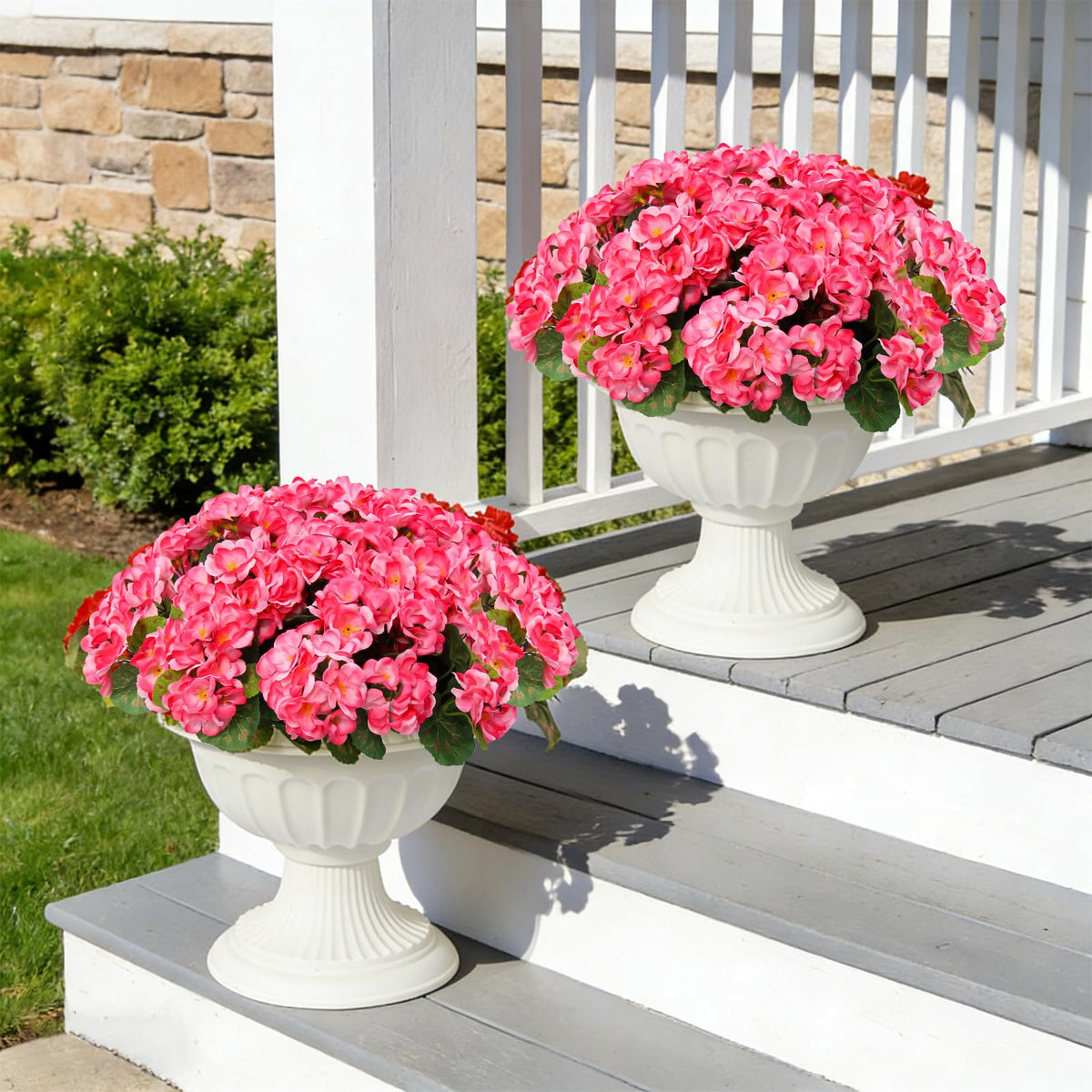 Flortevera crisp floral detail provides year-round charm.