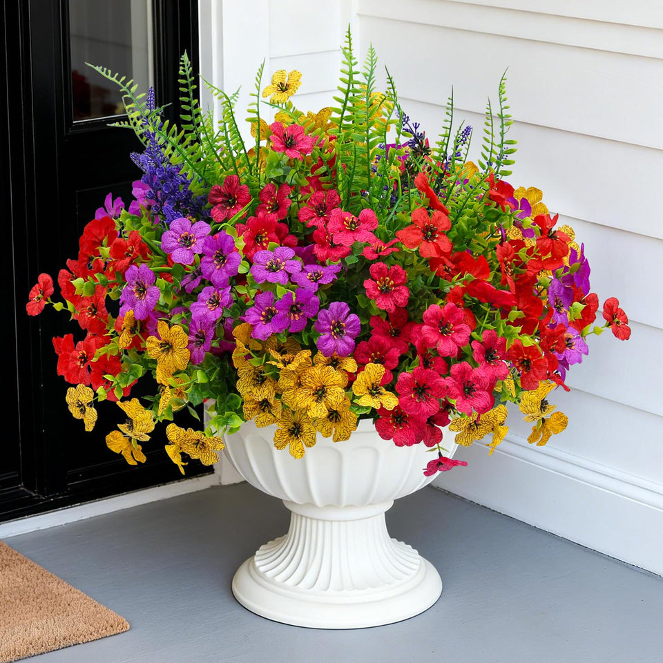 Flortevera daisy and eucalyptus outdoor flowers add UV-safe color to gardens