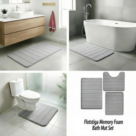 Flotstiga machine-washable bath mat ready for easy cold-water cleaning.
