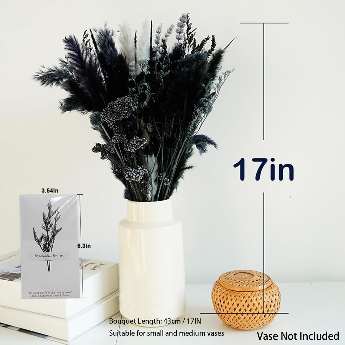 Flowerartlife DIY arrangement kit enables personalized dried bouquet designs.
