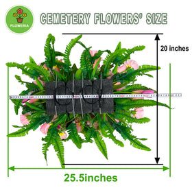 Floweria wind and rain resistance keeps the display in place during weather.