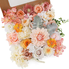 Floweroyal champagne flower mix box for elegant DIY wedding decor