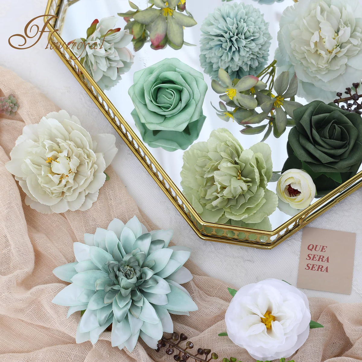 Floweroyal durable fade-resistant silk flowers for long-term home decor.