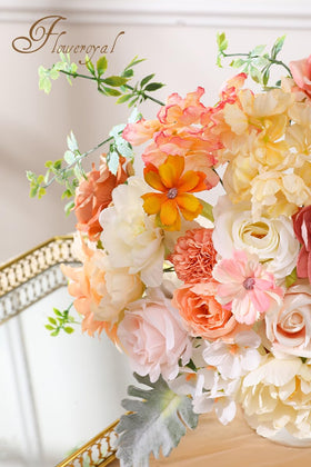 Floweroyal silk peonies roses dahlias for lush, long-lasting centerpieces