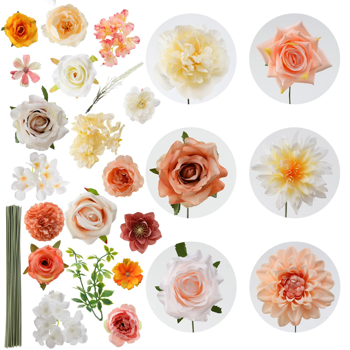 Floweroyal wedding arch flowers set ready for ceremony decor