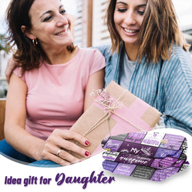 Flpoxzd daughter blanket wrapped in gift box, ideal for a thoughtful present.