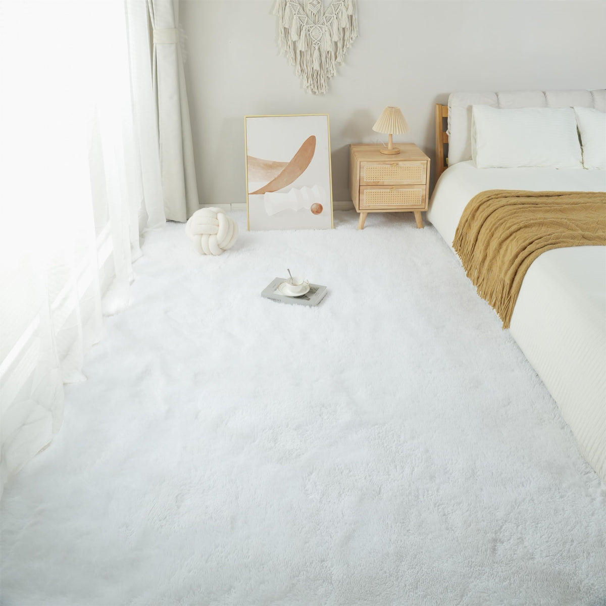 FluffyRug Christmas rug decor adds festive vibes to rooms