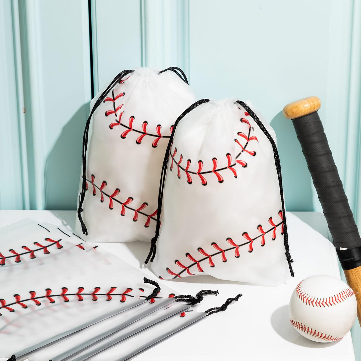 Flutesan baseball bags versatile for parties, gifts, and storage.
