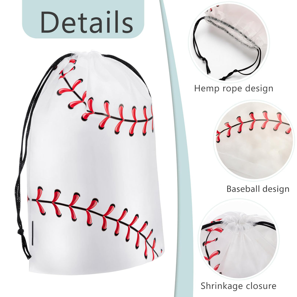Flutesan baseball bags red and white design ideal for themes.