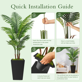 Flydeer artificial plants offer easy maintenance without watering or pruning.