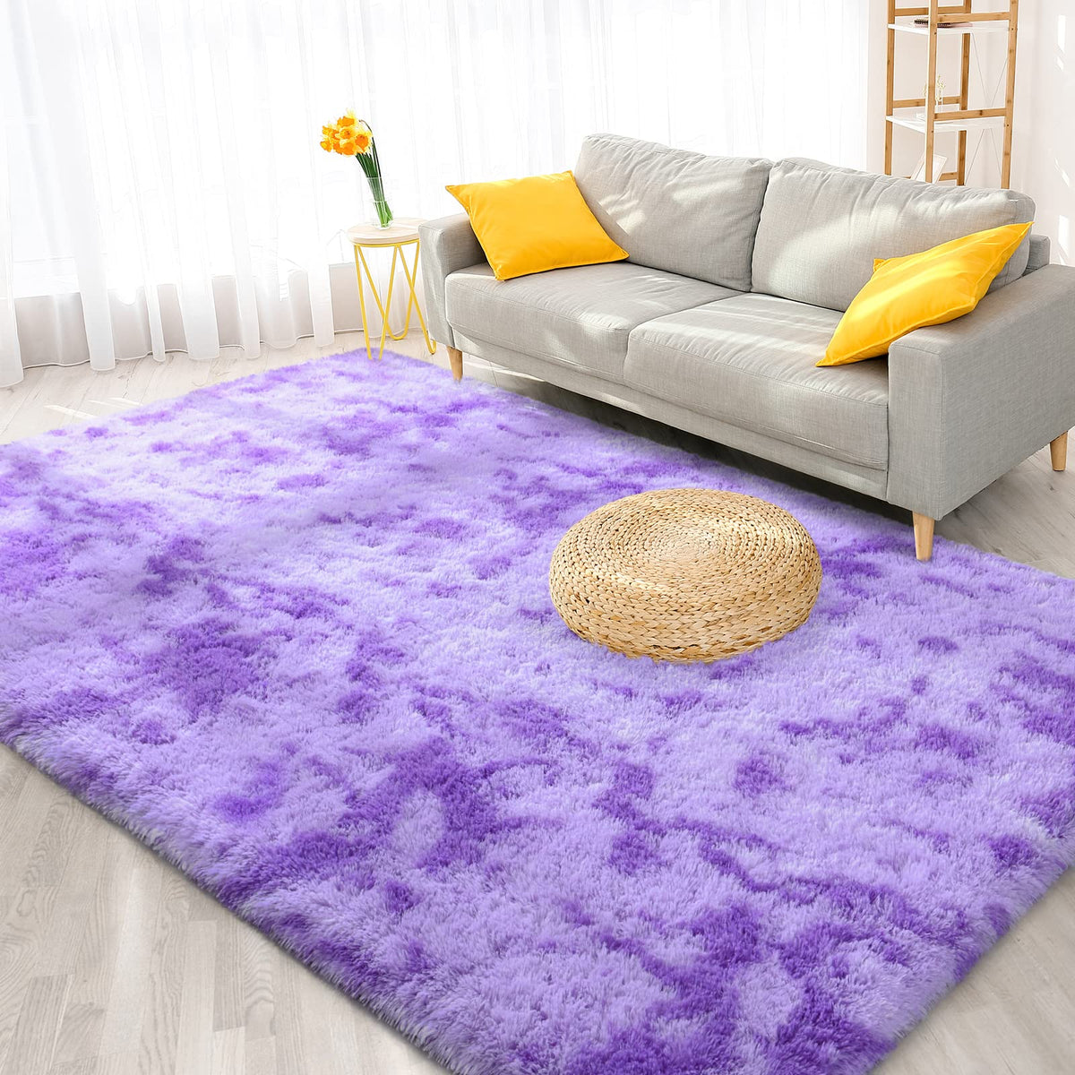 FlyDOIT easy-care rug machine-washable friendly cleaning.