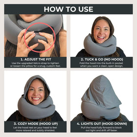 FlyHugz 2.0 washable cover stays soft and breathable during trips