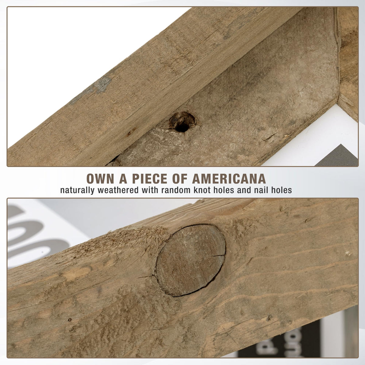 FLYJOE Rustic 11x14 frame diploma or art display in reclaimed wood