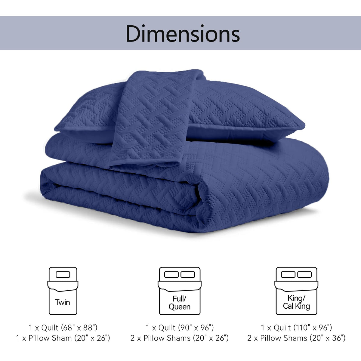 Care label highlights machine wash guidance for the FLYMME quilt set