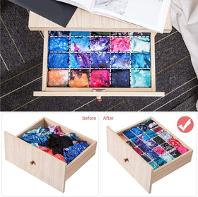 Flytianmy drawer dividers cut-to-fit adapt to any drawer width.