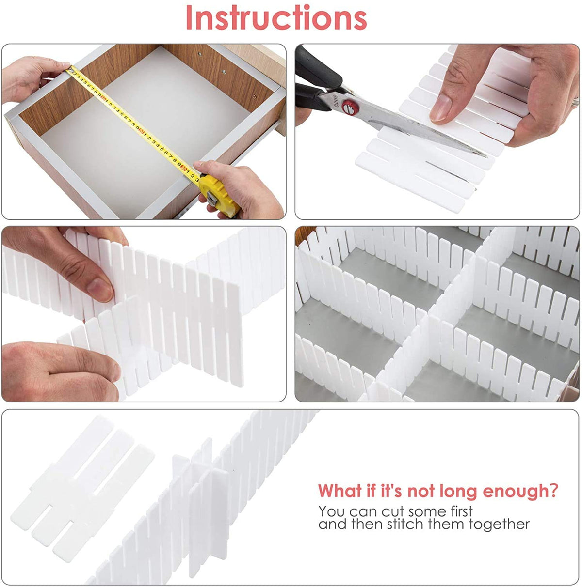 Flytianmy drawer dividers makeup separate cosmetics for quick, at-a-glance access.