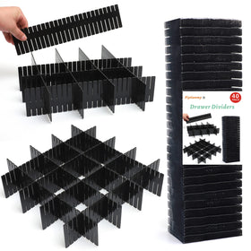 Flytianmy drawer dividers for socks keep pairs neat and easy to grab.