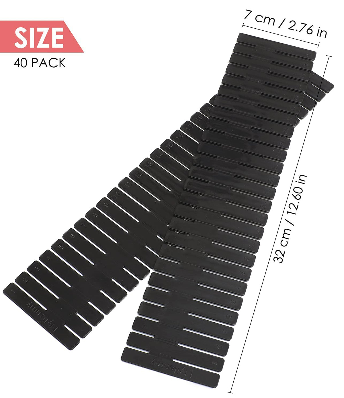Flytianmy drawer dividers for underwear organize drawer neatly and save space.