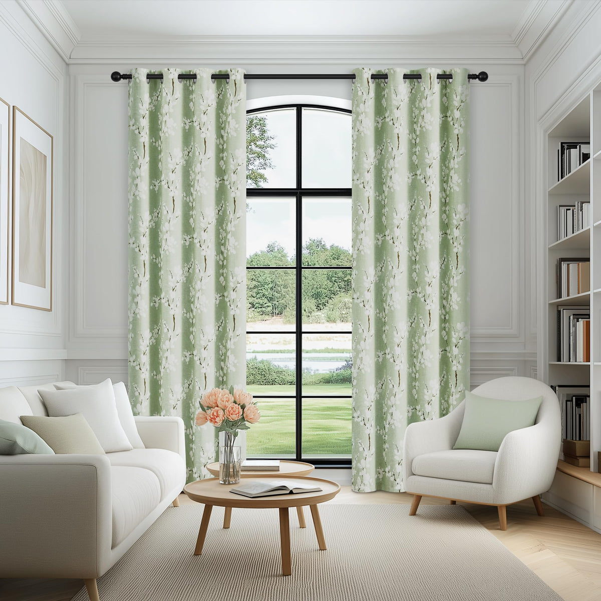 FMFUNCTEX two-panel setup provides flexible window coverage