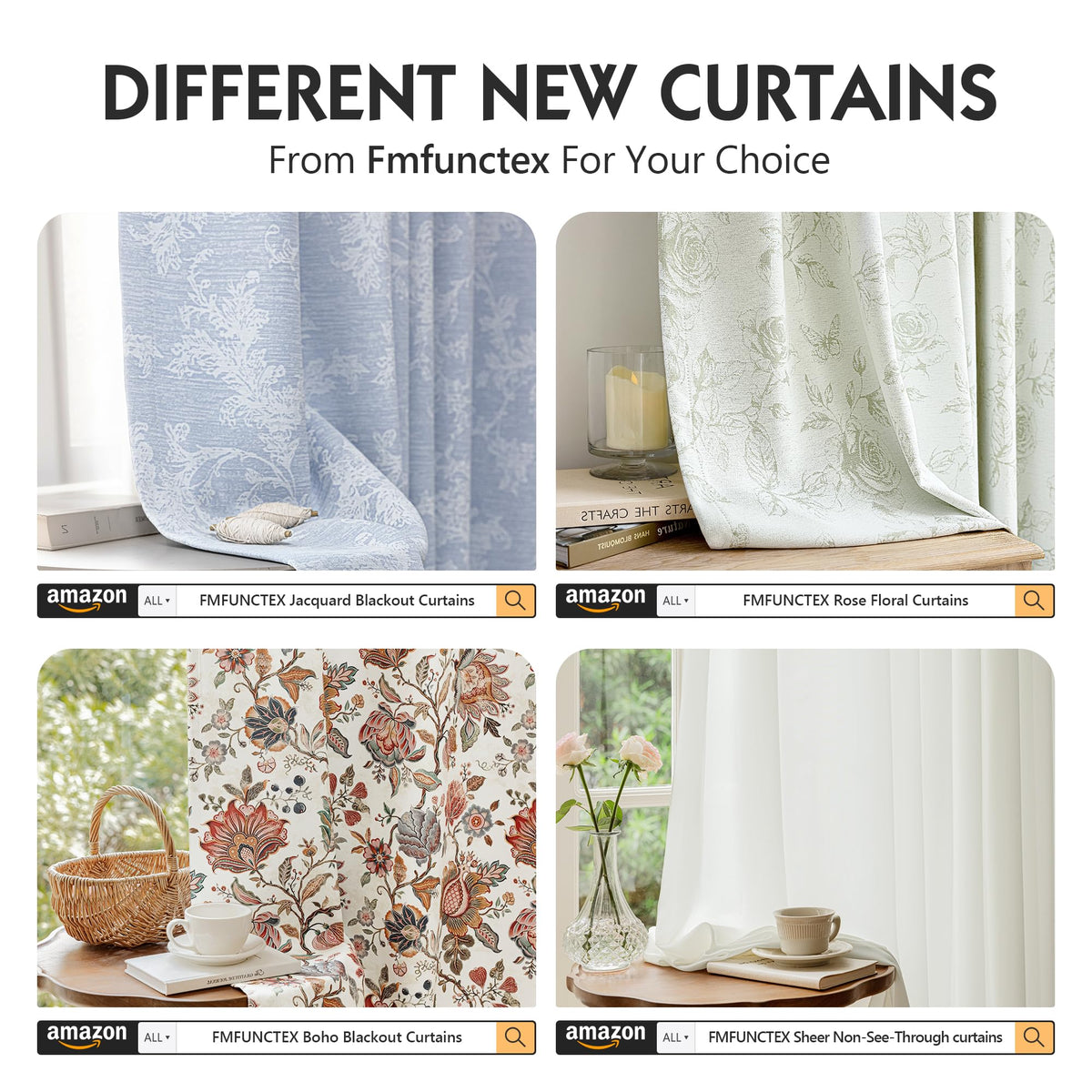 FMFUNCTEX cream weave blackout drapes closeup soft texture