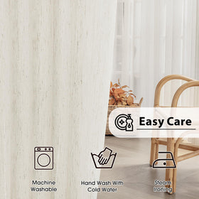 Easy care: machine washable, tumble dry low, iron if needed