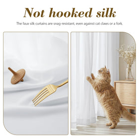 FMFUNCTEX durable pet-friendly sheer fabric resists scratches and fur buildup