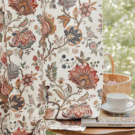 FMFUNCTEX floral blackout panel blocks light for peaceful bedrooms