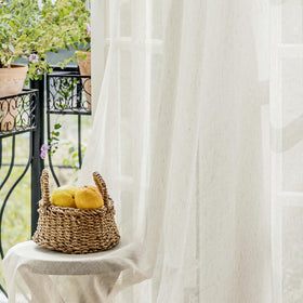 FMFUNCTEX linen sidelight beige color adds warm versatility to rooms.