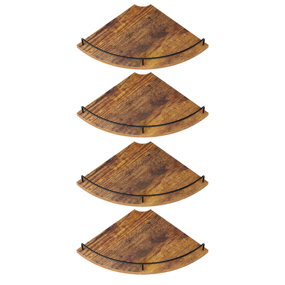 FNBAR corner shelf wall mount set of 4 demonstrates space-saving display