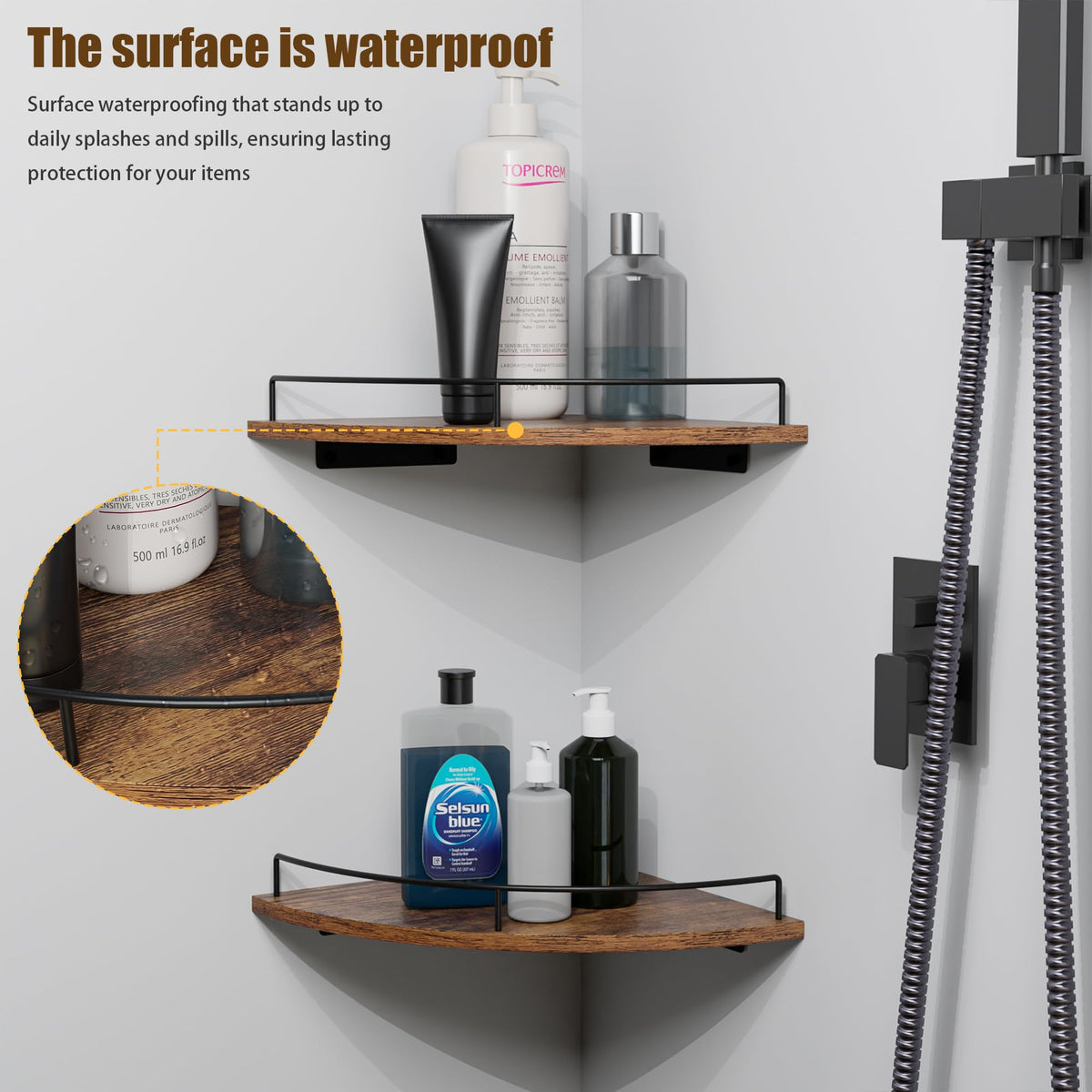 FNBAR durable wall-mounted shelves arrive ready for simple mounting