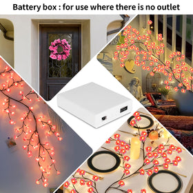 FNHMSL 4ft cherry blossom lights ideal for wedding backdrop setups.