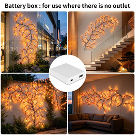 USB/AA battery box included for flexible placement of FNHMSL lights