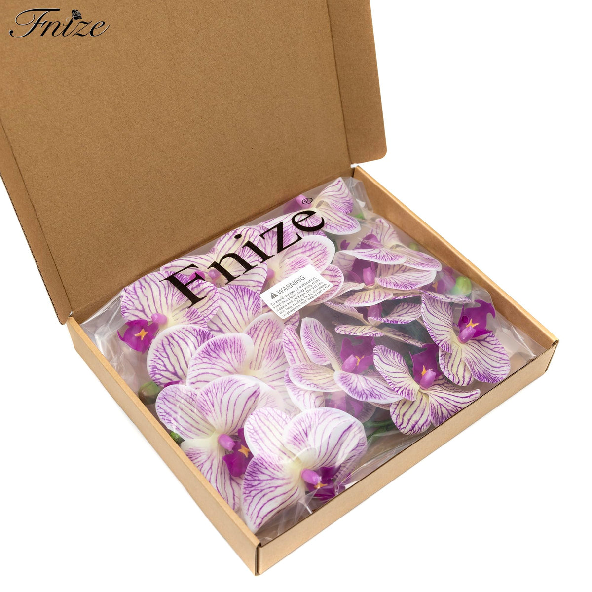 Fnize two-pack orchid stems providing a full, lush display.
