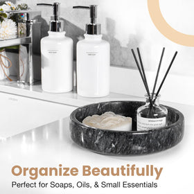 FNTSTICGOODS marble bowl for modern minimalist decor in living space