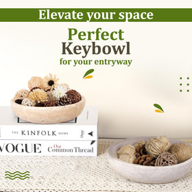 FNTSTICGOODS travertine bowl surface detail captures smooth contemporary finish