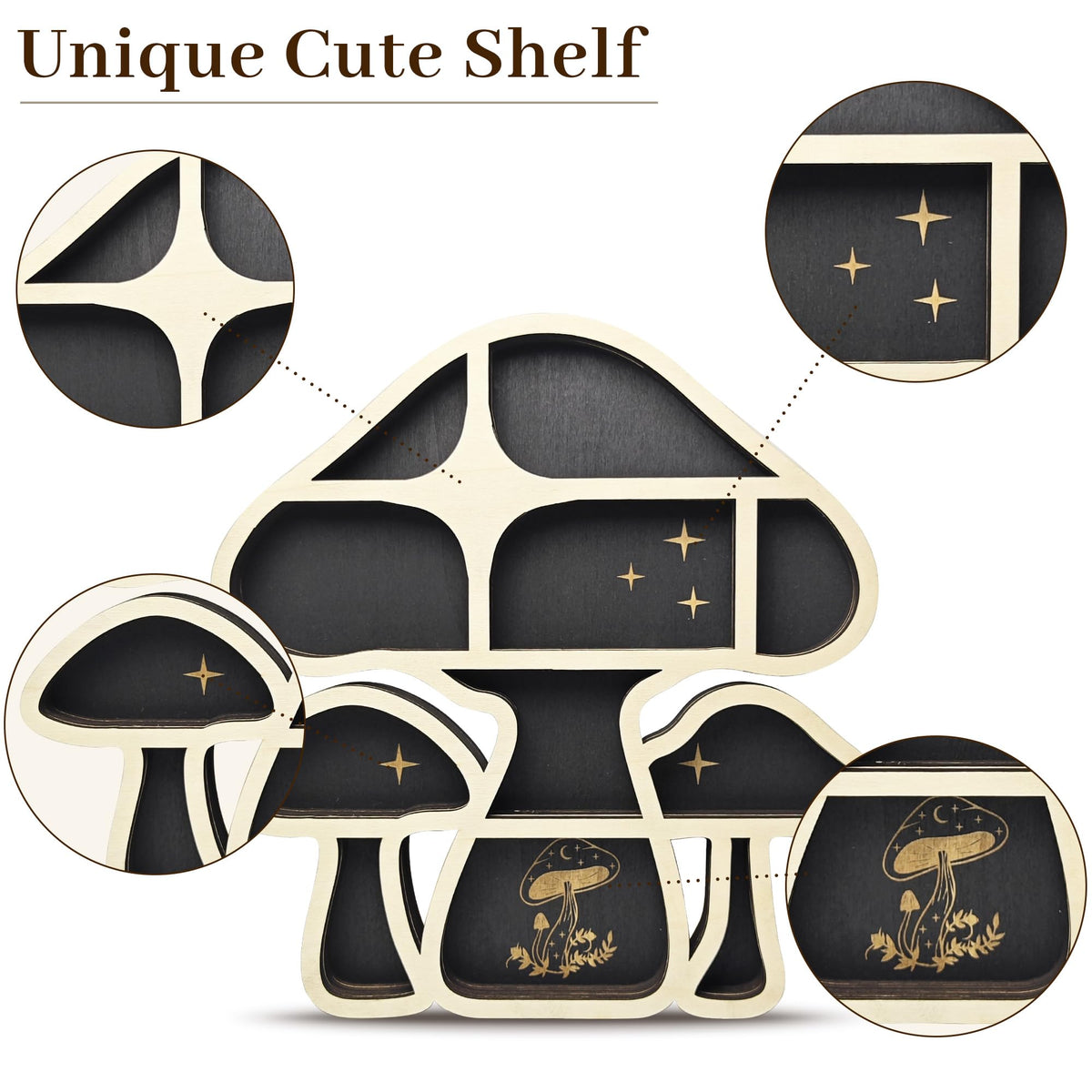 FNYDOX crystal display use-case shows organized storage for stones, candles, and small keepsakes.