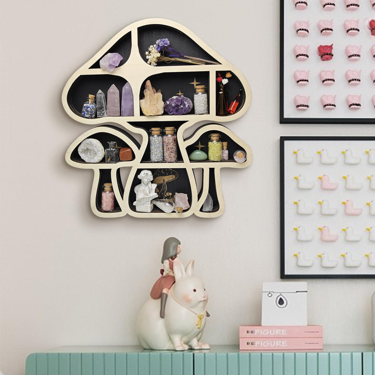 FNYDOX witchy decor room ambience suggests a calming, stylish focal point.
