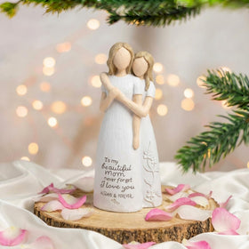 Foam Eternal desk or mantel display figurine for a calm, heartfelt touch