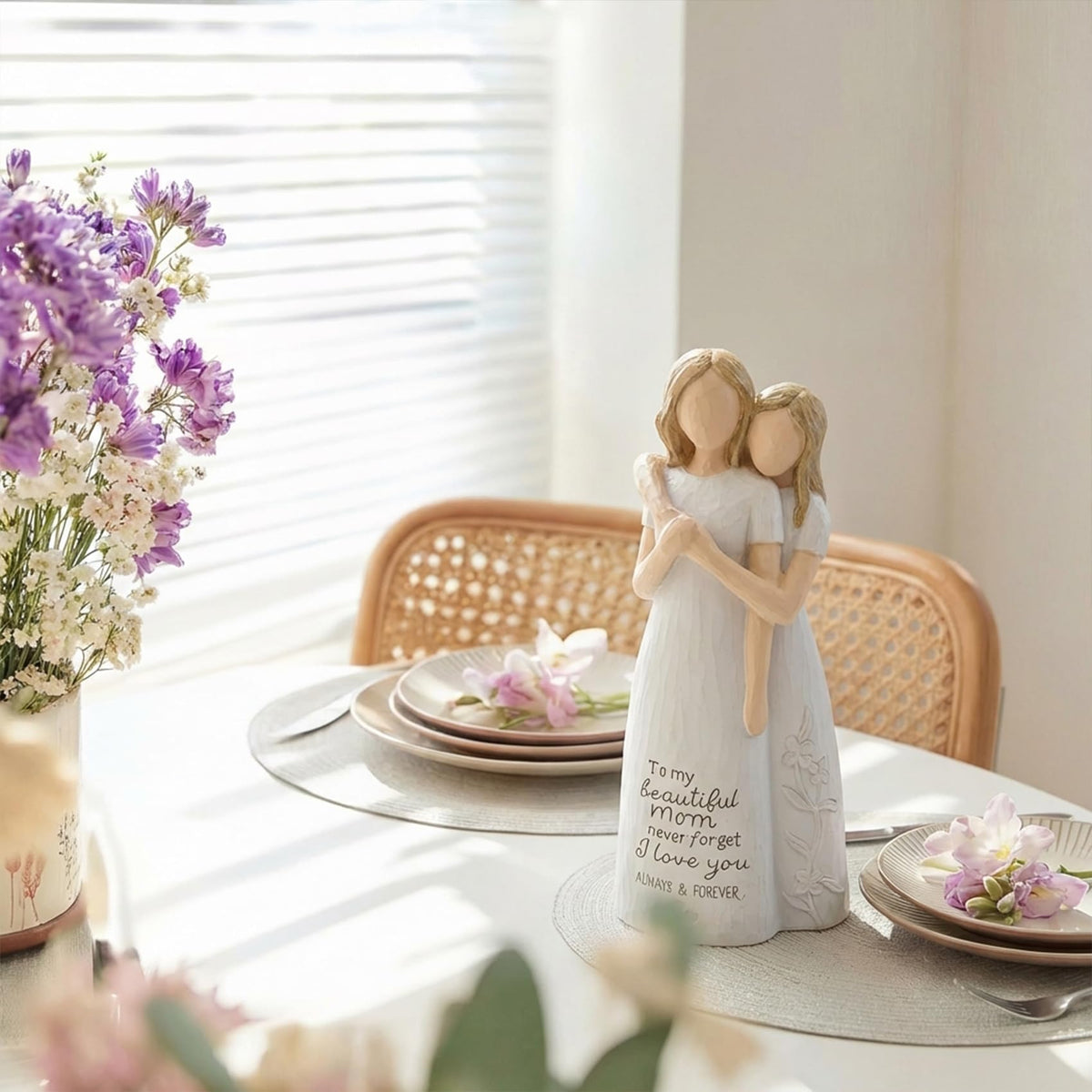 Foam Eternal mom birthday gift sculpture for mantel or shelf