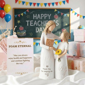 Foam Eternal teacher gift with greeting card included for women teachers