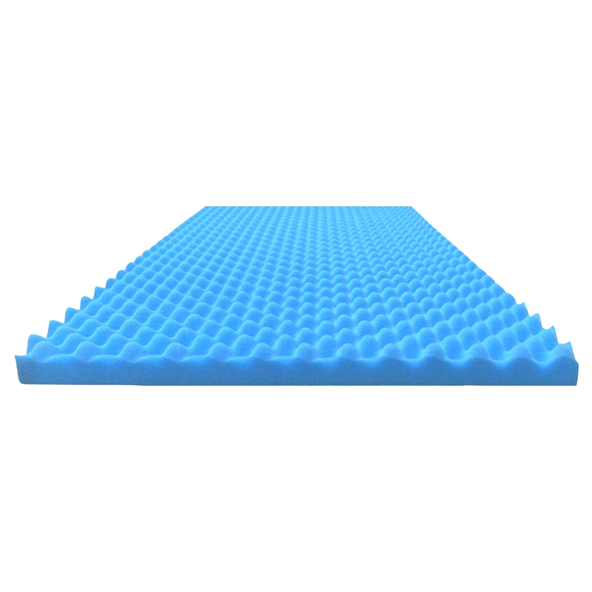 Foam Global Airflow Topper egg crate close-up shows breathable support and airflow.